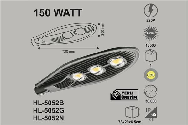 150 Watt Cob Led Sokak Armatürü